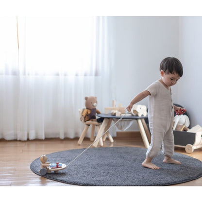 泰国PlanToys Pull Along Musical Bear