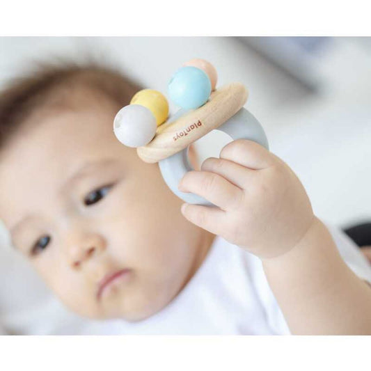 泰国PlanToys Bell Rattle-Pastel