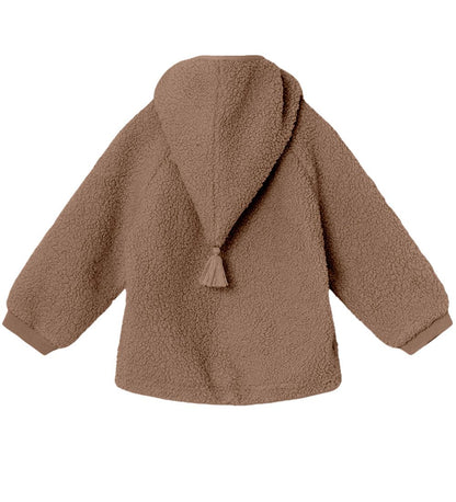 Mini A Ture Liff Teddy Fleece Jacket - Brownie