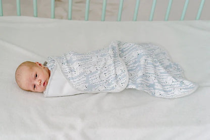 Nest Designs Organic Cotton Swaddle Sleep Bag 1.0 TOG - Hide N Hoot