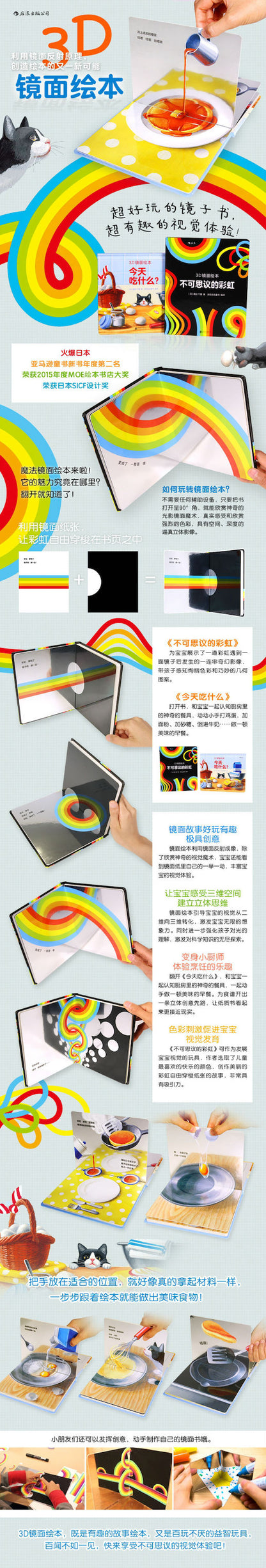 3D镜面绘本：今天吃什么