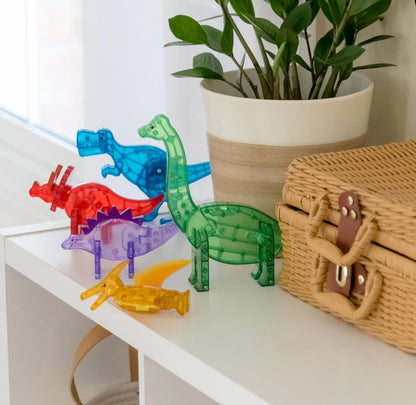 MAGNA-TILES Dinos 5-Piece Set