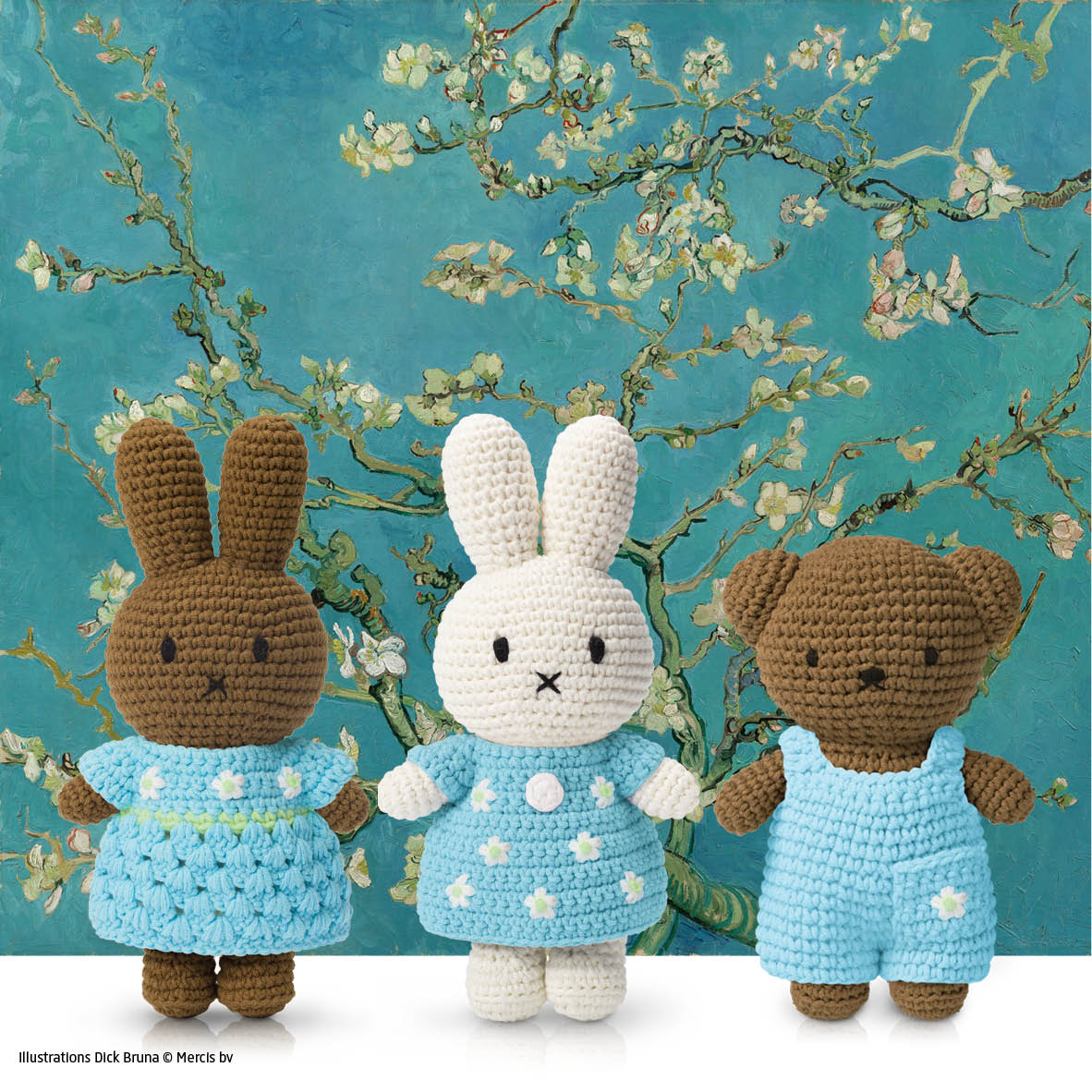 荷兰手工Just Dutch-Boris Van Gogh Inspired Almond Blossom Outfit