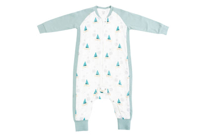Nest Designs Bamboo Long Sleeve Footed Sleep Bag 1.0 TOG - The Happy Hermit