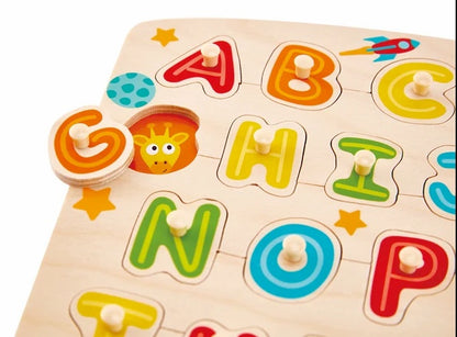 Hape Alphabet Peg Puzzle 字母拼图