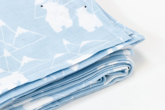 Nest Designs Bamboo Swaddle Blankie (Single) - Snowy Peaks 47x47 inch