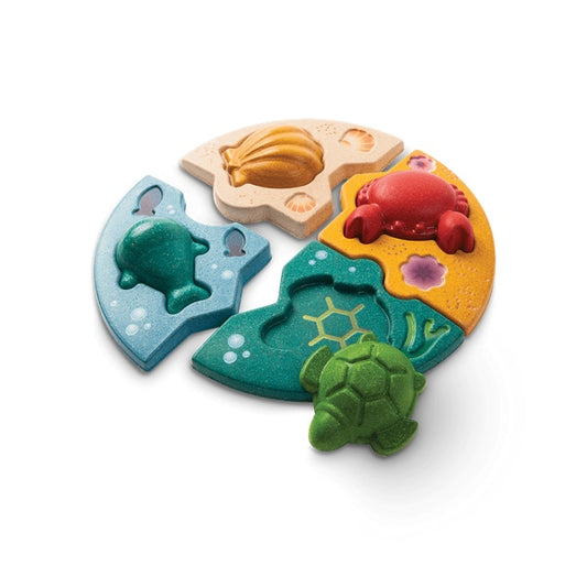 泰国PlanToys Marine Puzzle