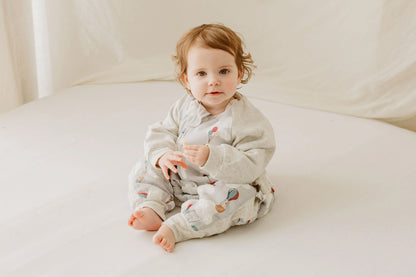 Nest Designs 2.5 TOG Wool Blended Long Sleeve Footed Sleep Bag - Meerkats Away!