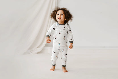 Nest Designs Organic Cotton Two-Piece PJ Set - Let's Roll!