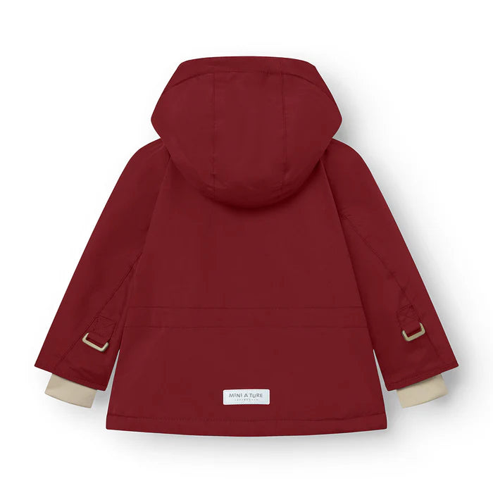 丹麦Mini A Ture- Wally fleece lined winter jacket 2850-RED MERLOT