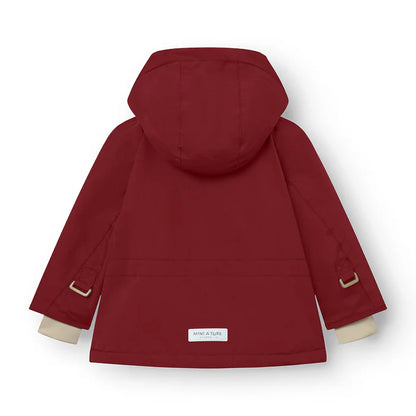 丹麦Mini A Ture- Wally fleece lined winter jacket 2850-RED MERLOT