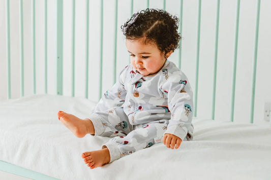 Nest Designs Organic Cotton One-Piece Zip Footless Sleeper - Meerkats Away!