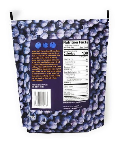 保留原始的味道Freeze Dried Blueberries