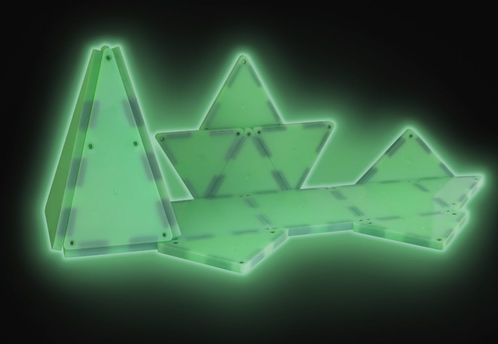 MAGNA-TILES Glow 16-Piece Set 网红荧光磁力片