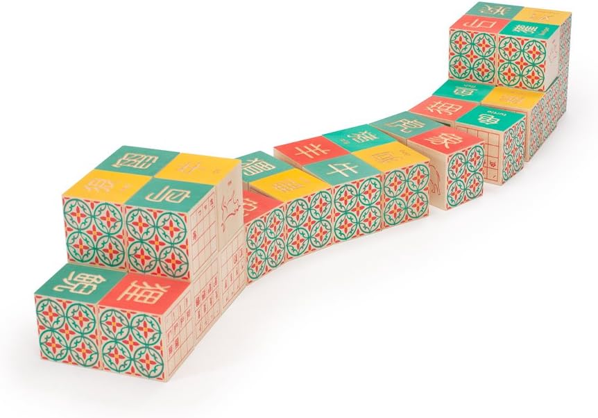 美国Uncle Goose Chinese Blocks-质感满满的益智积木块