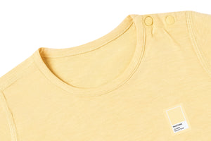 Nest Designs Bamboo Jersey Short Sleeve T-shirt - Pantone Sunset Gold