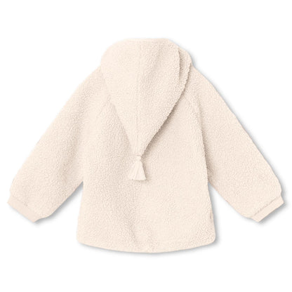 Mini A Ture Liff Teddy Fleece Jacket - Swan White