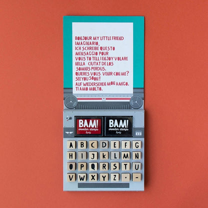 LONDJI BAM! Create Your Words 木质印章