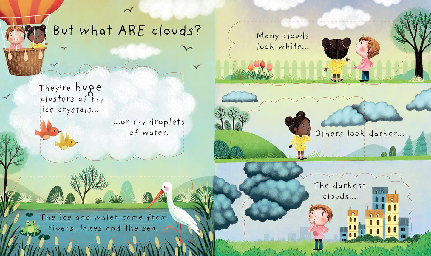 Usborne Lift-The-Flap Very First Questions And Answers What Are Clouds?