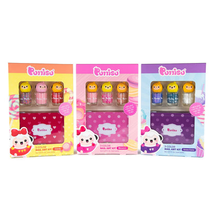 韩国Puttisu 3-color Nail Art Kit - Macaron