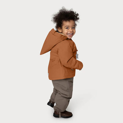 丹麦Mini A Ture- Wang fleece winter jacket 1563-PECAN BROWN