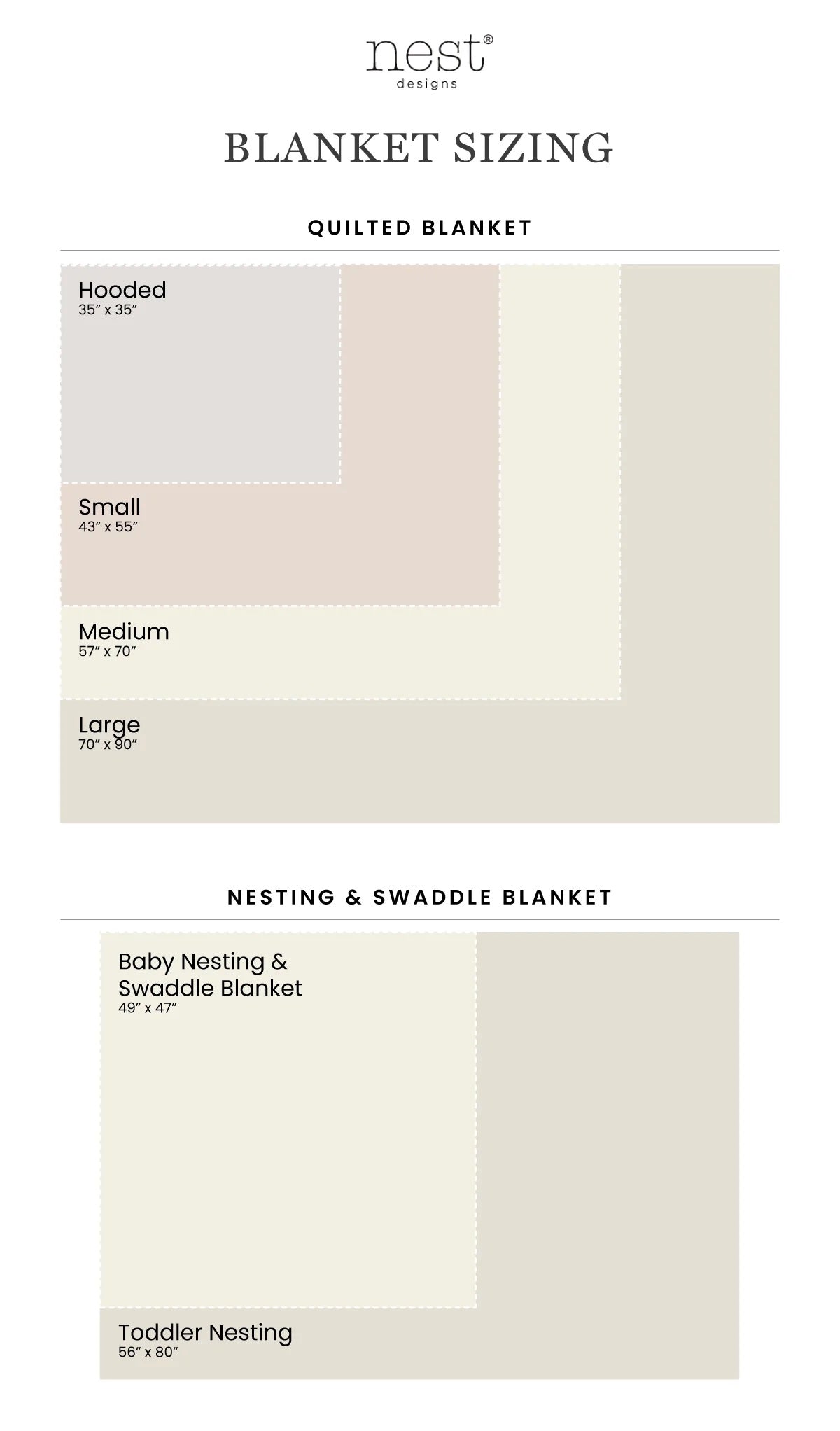 Nest Designs Bamboo Swaddle Blankie (Single) - Baby Beluga 47x47 inch