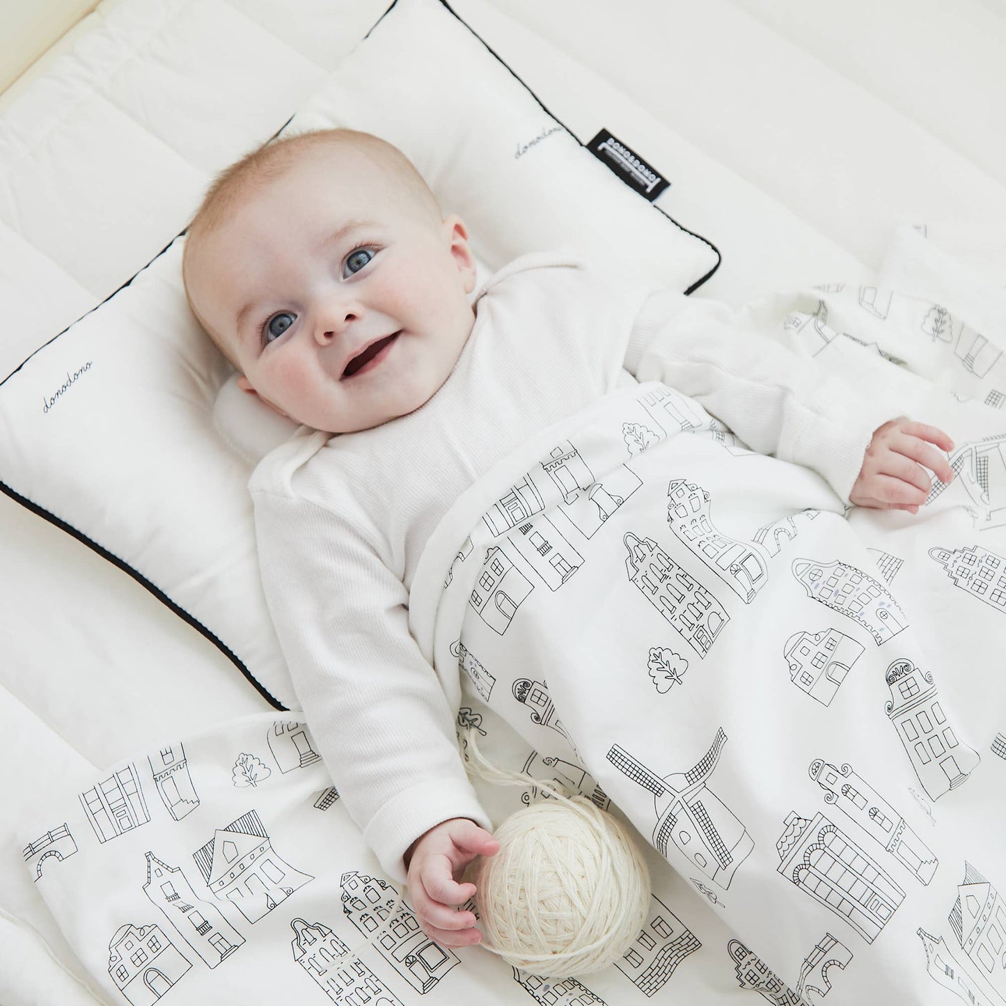 韩国Dono&Dono Embossed Cotton Blanket-Dream House