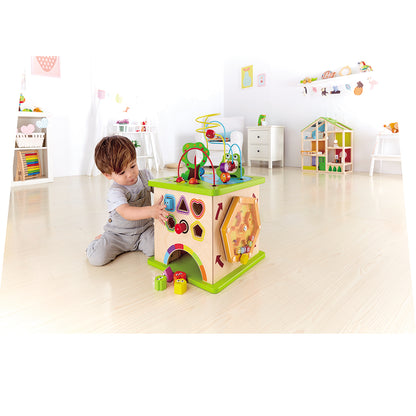 Hape Country Critters Wooden Activity Play Cube农场六面体