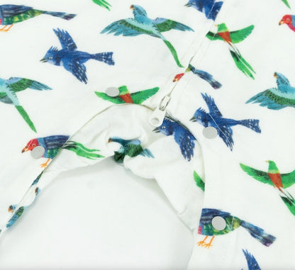 Nest Designs x Eric Carle 0.6Tog竹纤维长袖连体衣-蓝鸟