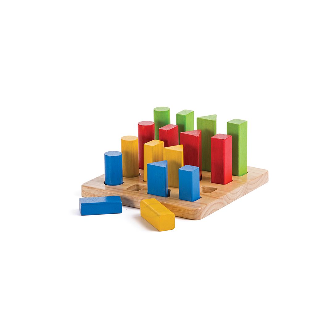 泰国PlanToys Geometric Peg Board
