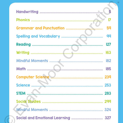 北美黄冈Evan-Moor Top Student, Grade 1 Workbook