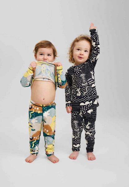 Reima Wool & Lyocell Thermal Set - Trivsam BLACK