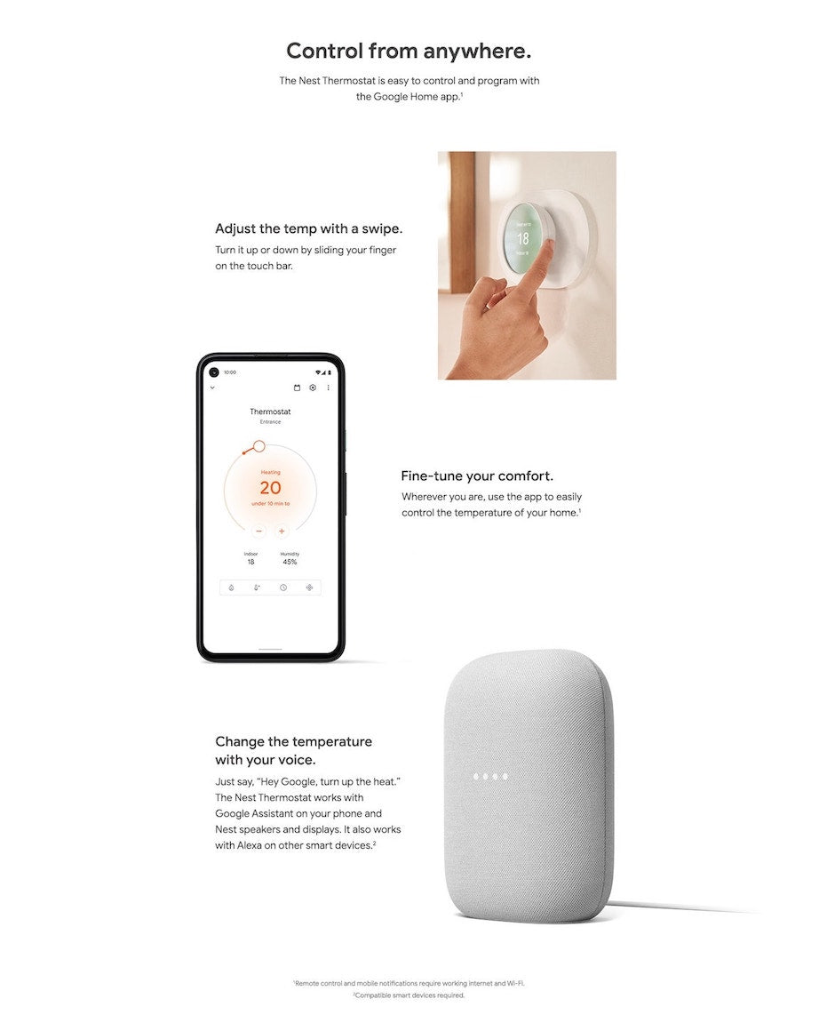 Google Nest Thermostat  智能温控器