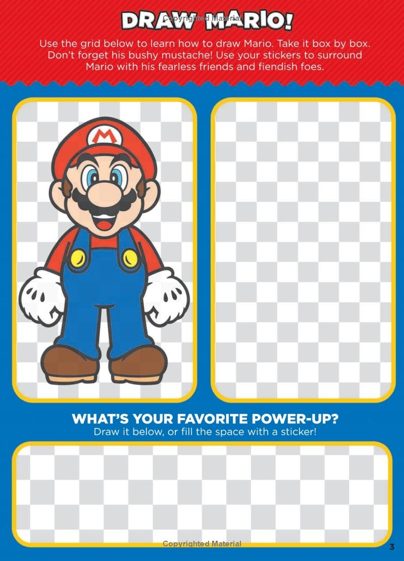 IP绘本Super Mario Sticker Book