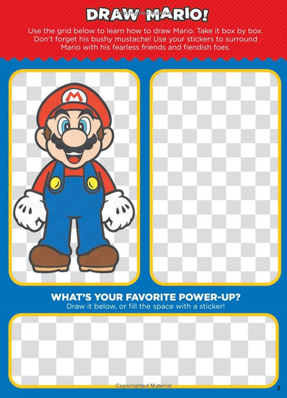IP绘本Super Mario Sticker Book