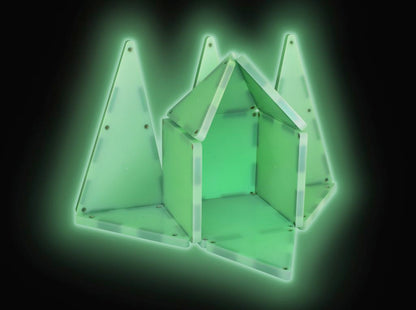 MAGNA-TILES Glow 16-Piece Set 网红荧光磁力片