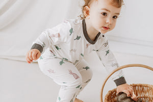 Nest Designs Bamboo Two-Piece Long Sleeve PJ Set - The Tortoise & The Hare