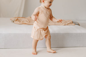 Nest Designs Bamboo Jersey Shorts - Pantone Bellini