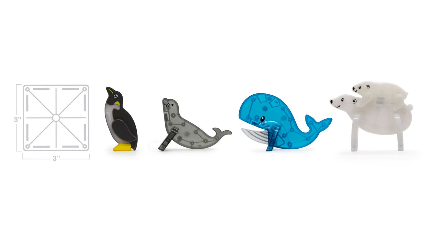 MAGNA-TILES Arctic Animals 25-Piece Set