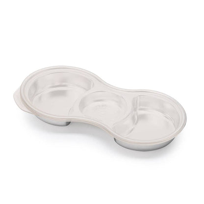 韩国Grosmimi Stainless Steel Food Tray with 3 Compartment