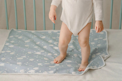 Nest Designs Organic Cotton Waterproof Change Pad (Small) - Polar Bear