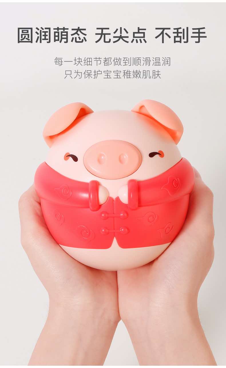 贝恩施猪猪不倒翁八音盒0-1岁