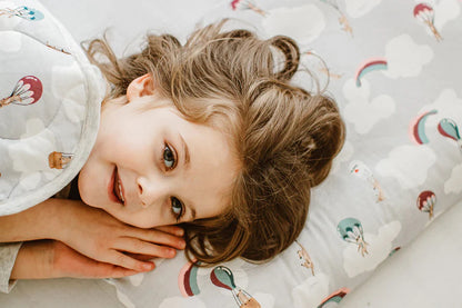 Nest Designs Bamboo Jersey Toddler Pillow and Pillowcase (Medium 55X 35) - Meerkats Away!