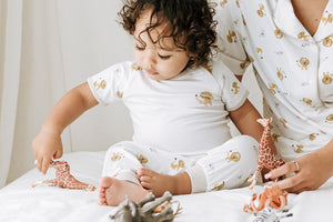 Nest Designs Bamboo Short Sleeve Play Set - The Lion and The Mouse