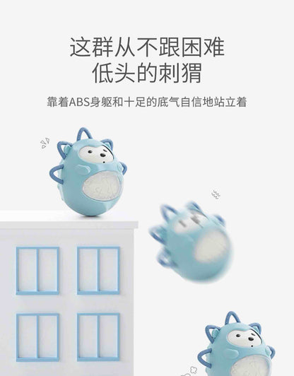 可优比刺猬不倒翁摇铃0-1岁