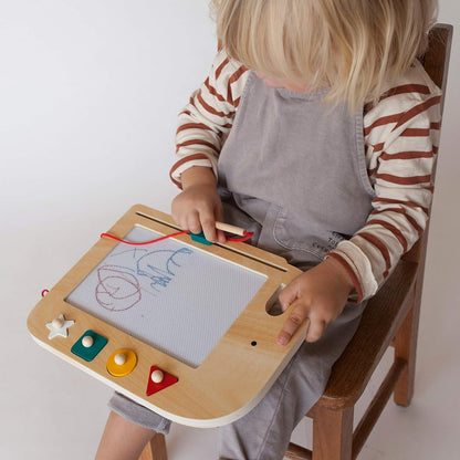 美国Petit Collage Wooden Magic Drawing Board Doodle + Draw