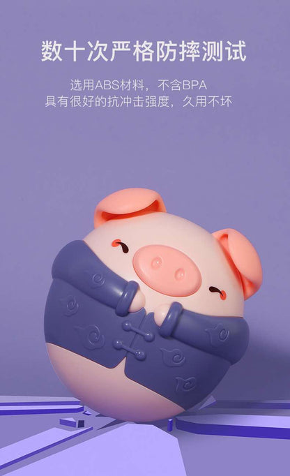贝恩施猪猪不倒翁八音盒0-1岁