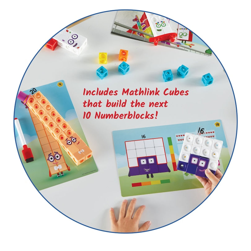 美国Numberblocks Mathlink Cubes 11-20 Set