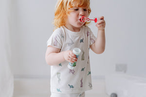 Nest Designs Bamboo Jersey Short Sleeve T-Shirt - The Tortoise & The Hare