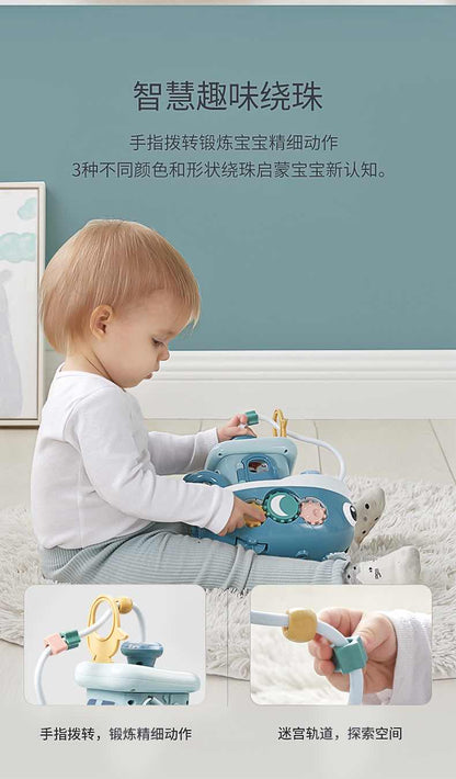可优比辅助爬行音乐船2-3岁